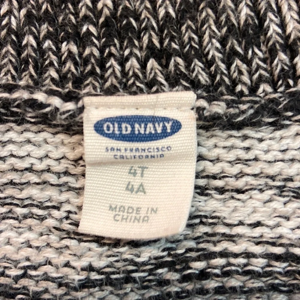 Old Navy Toddler Boy Buttoned Shawl Collar Sweater.